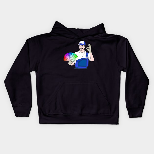 PAINTER Kids Hoodie by KK-Royal